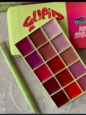 Made by Mitchell Cupid Case Lipstick Palette & Brush Rose Garden BNIB
